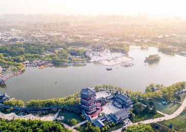 景點(diǎn)：大唐芙蓉園全景