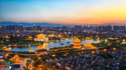 景點(diǎn)：大唐芙蓉園夜景